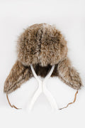 Canadian lynx beige fur hat, rare luxury winter accessory by Starlight Furs Montreal