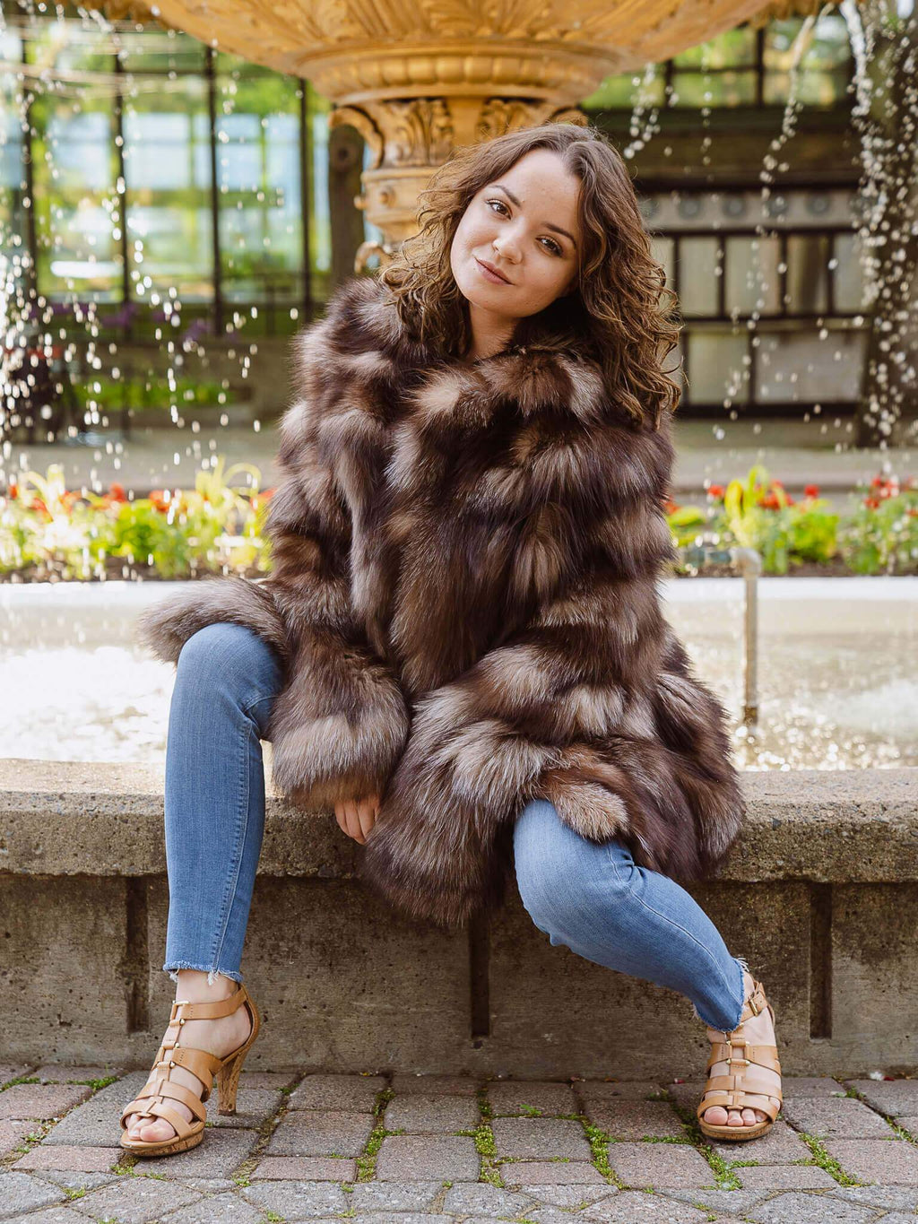 Crystal Fox Jacket Coats & Jackets Starlight Furs 