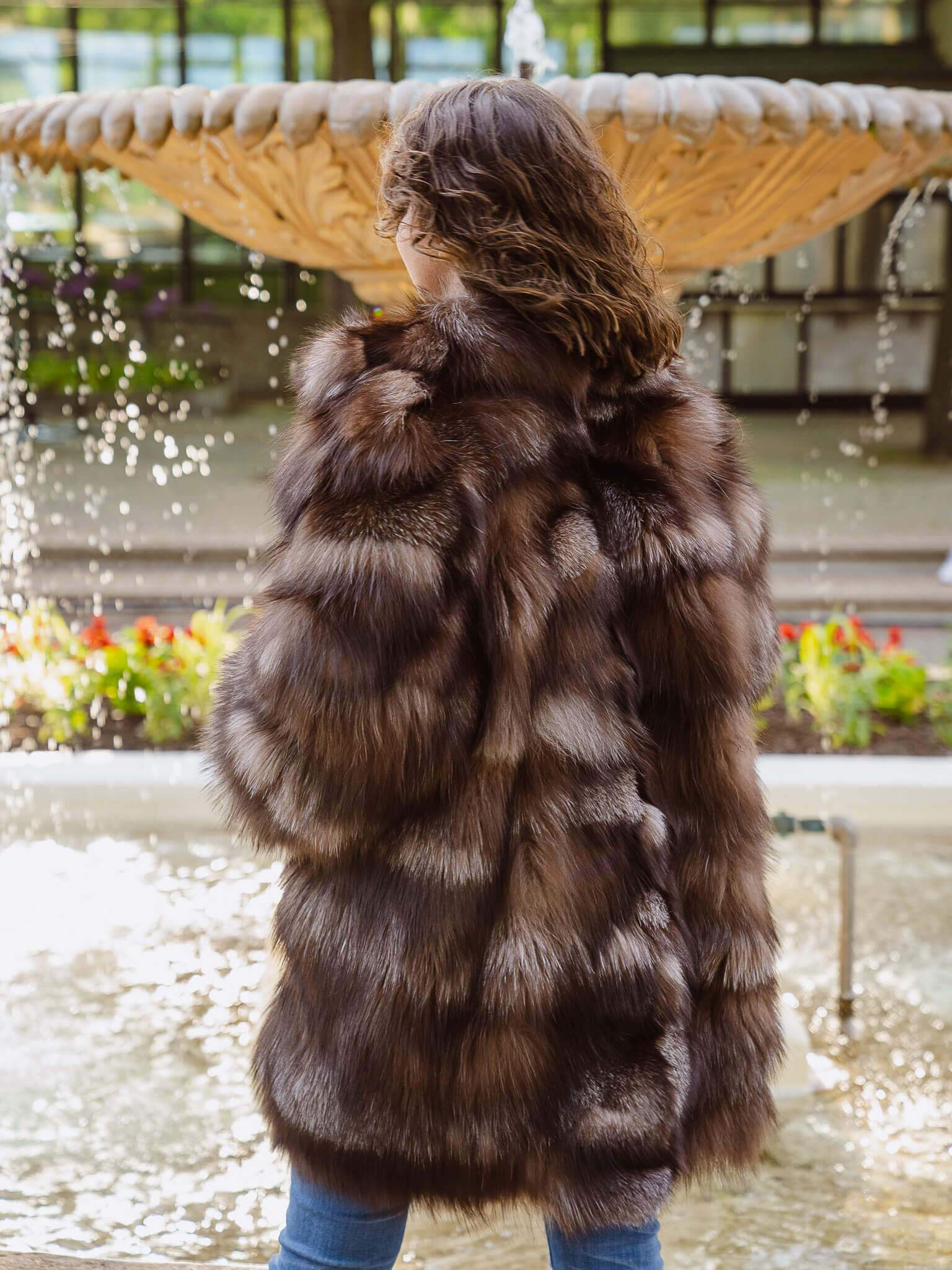 Crystal Fox Jacket Coats & Jackets Starlight Furs 