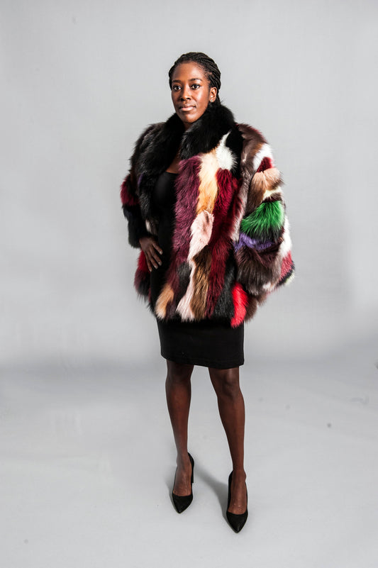 Fox Cape Multi-Tones Starlight Furs 