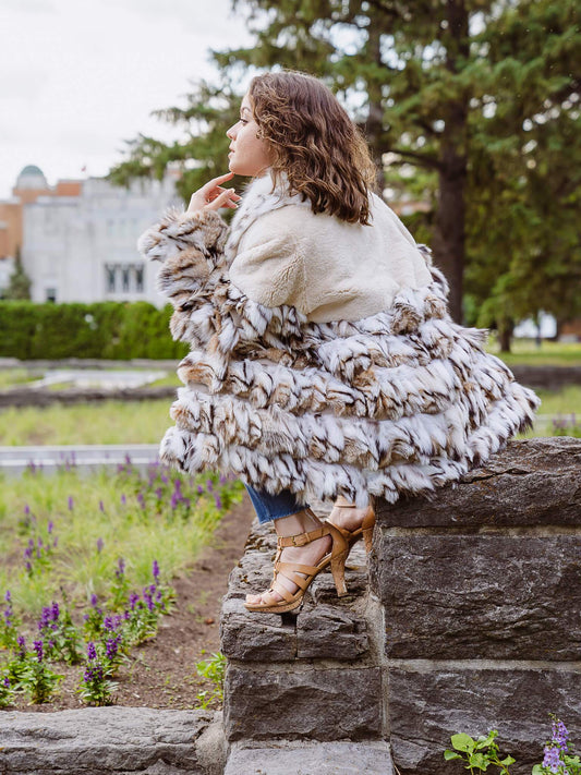 Lynx and Sheared Beaver Jacket Jackets Starlight Furs 