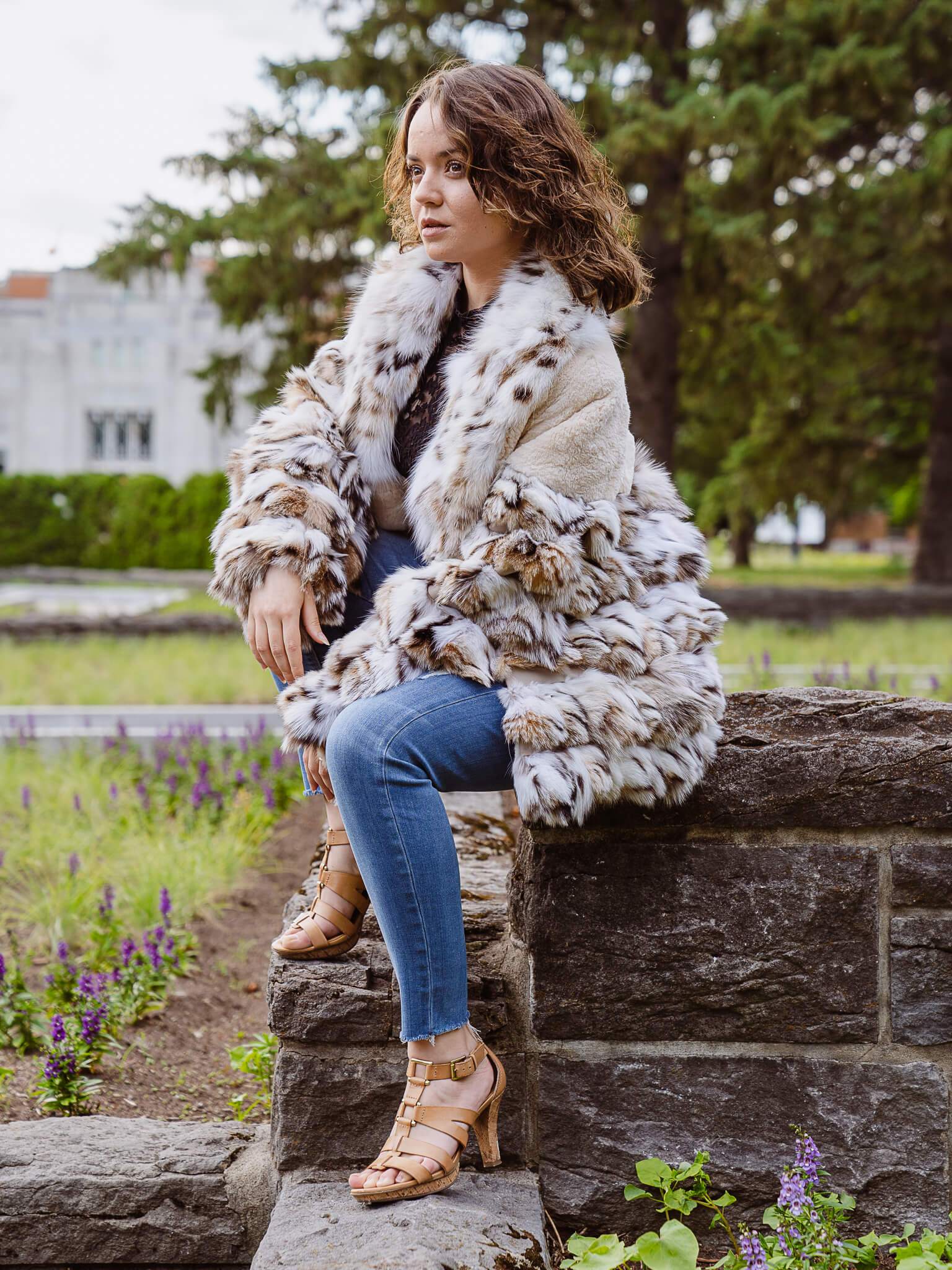 Lynx and Sheared Beaver Jacket Jackets Starlight Furs 