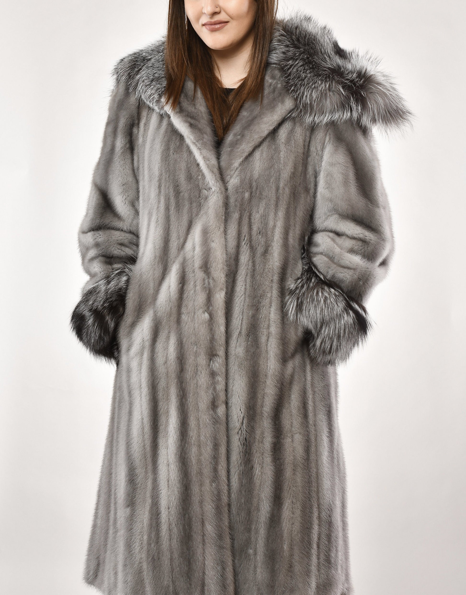 Mink Blue Iris Coat Coats Starlight Furs 