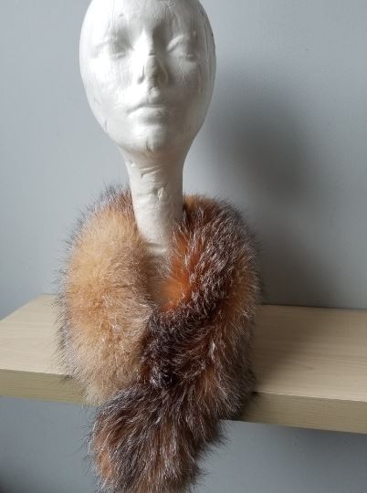 Natural fox fur headband or neck warmer Accessories Starlight Furs 