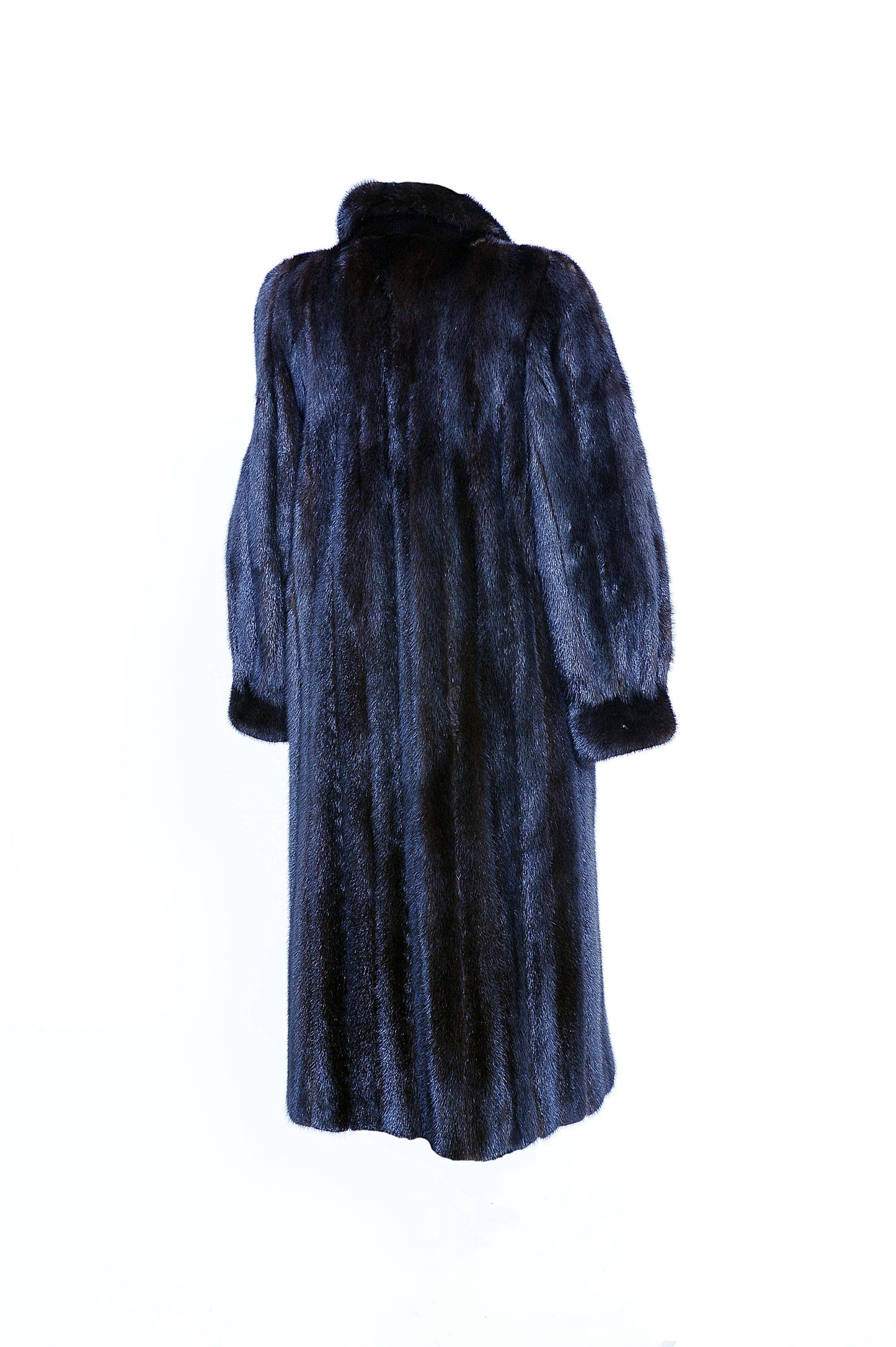 Pre-Owned Black Mink Coat Starlight Furs 