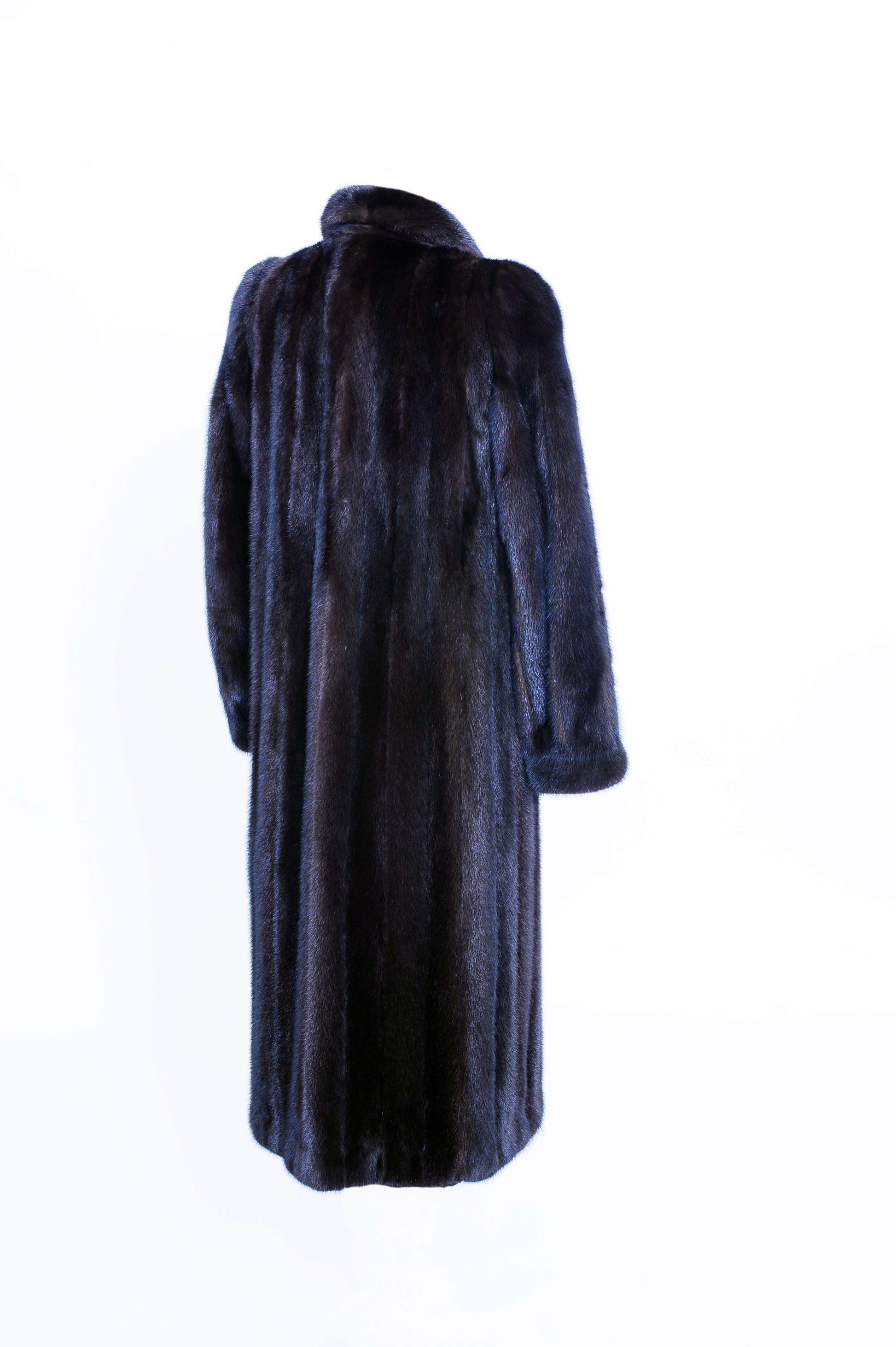 Pre-Owned Black Mink Coat Starlight Furs 