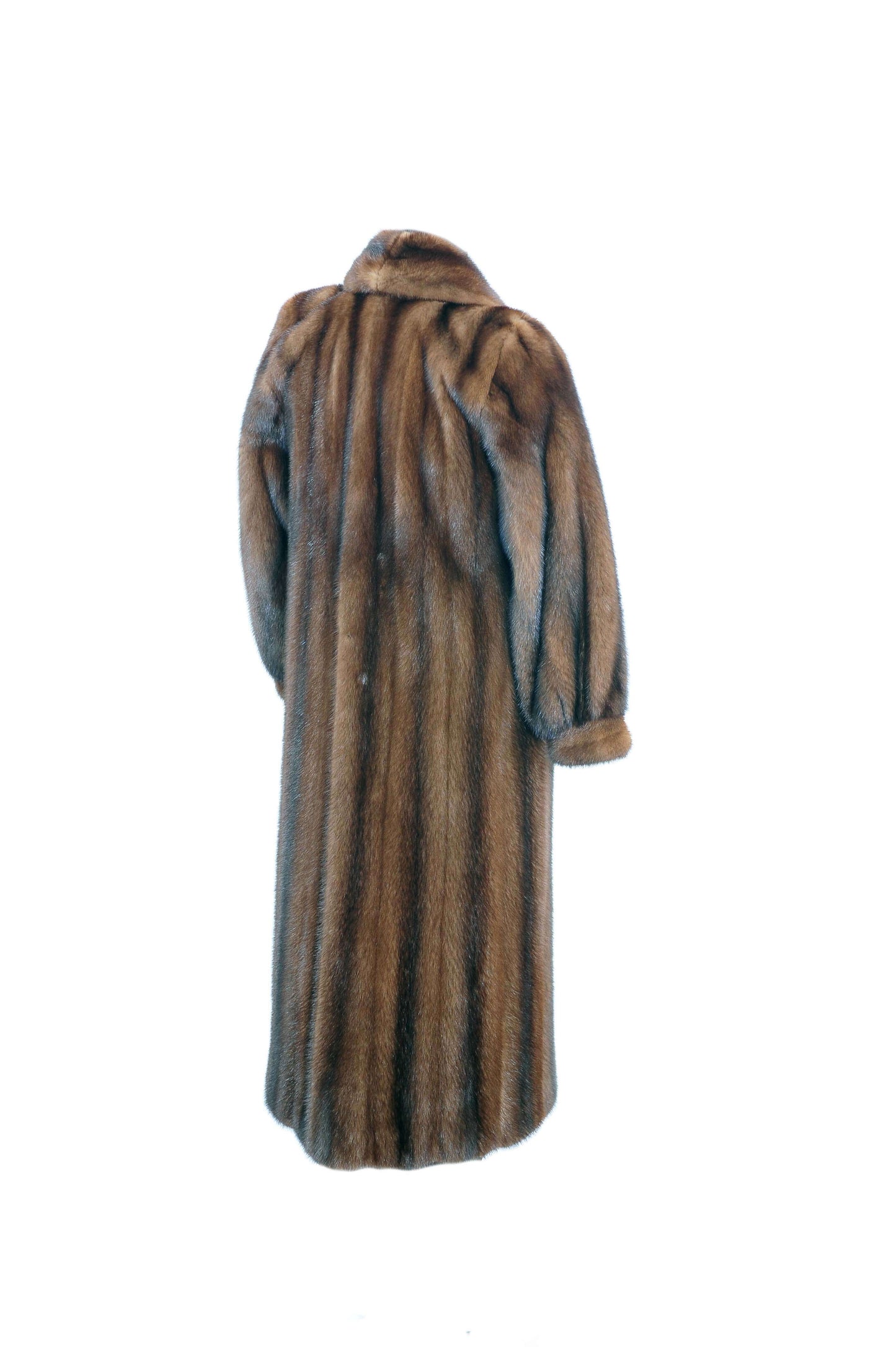 Pre-Owned Split Male Mink Heather Coat Starlight Furs 