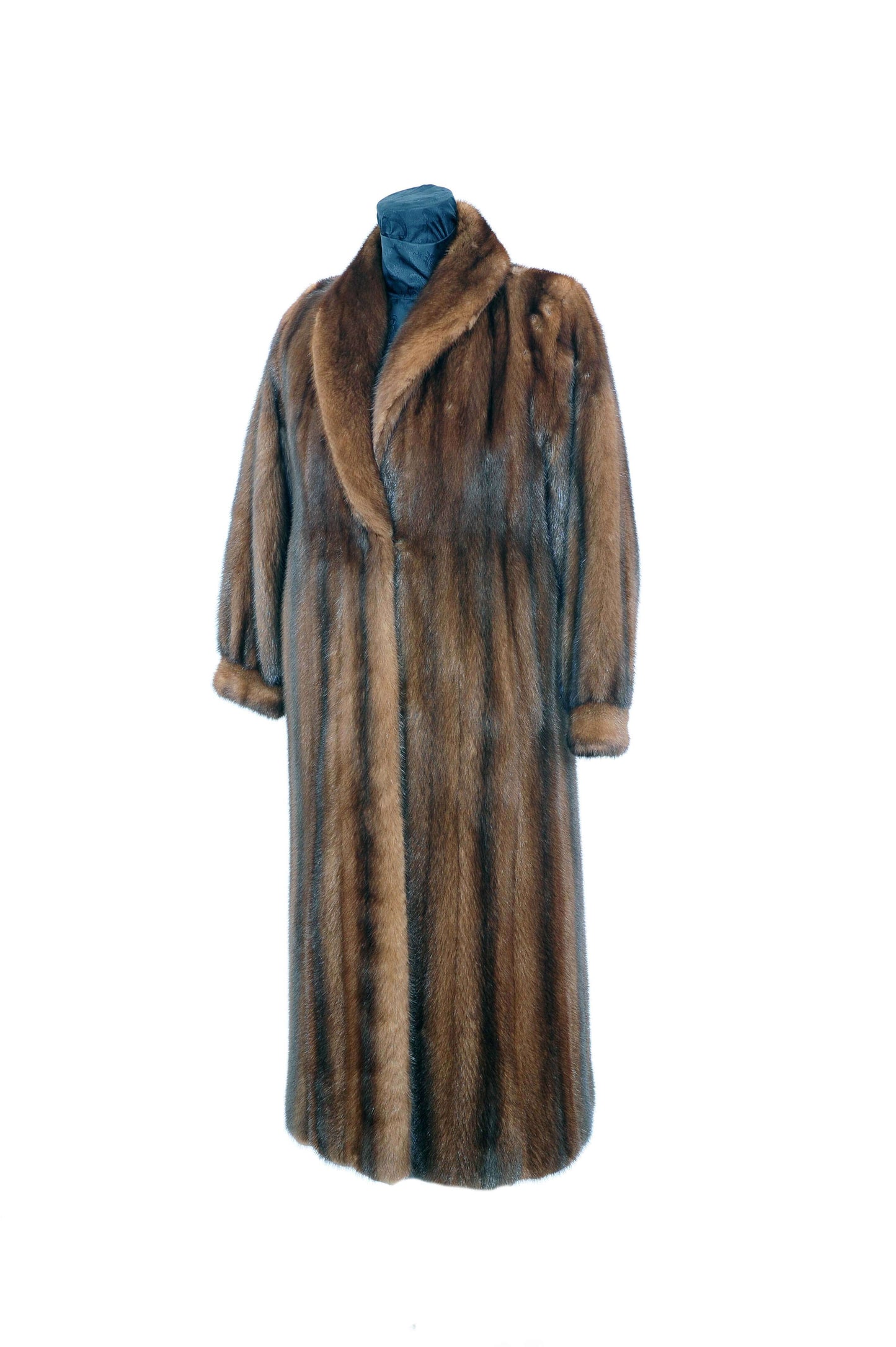 Pre-Owned Split Male Mink Heather Coat Starlight Furs 