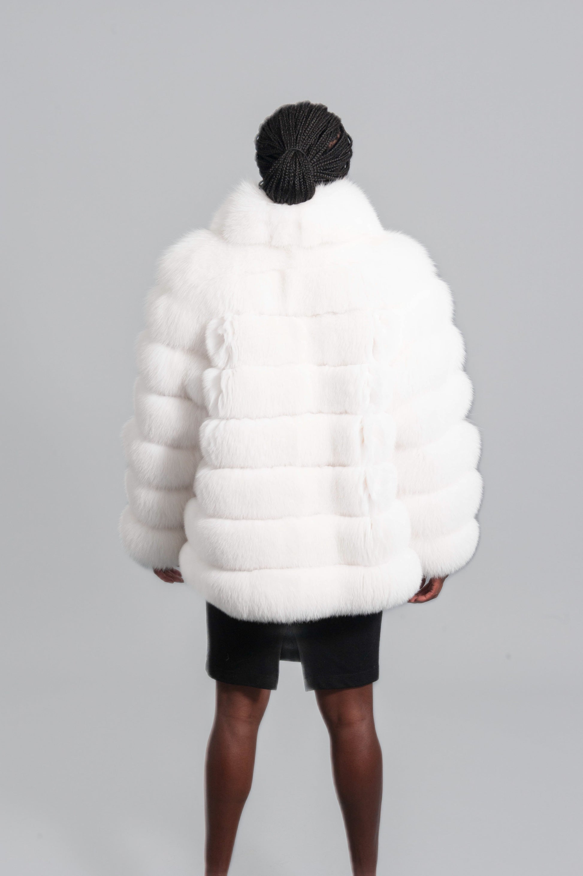 Puffer Fox Fur Jacket Puffer Starlight Furs 