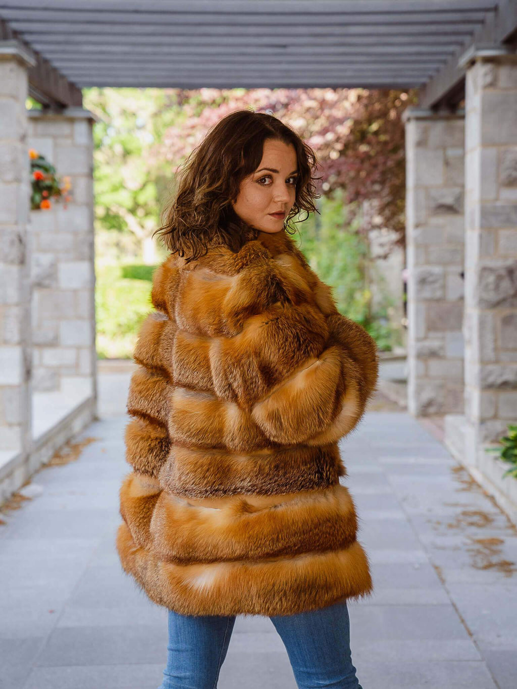 Red Fox Jacket Jackets Starlight Furs 