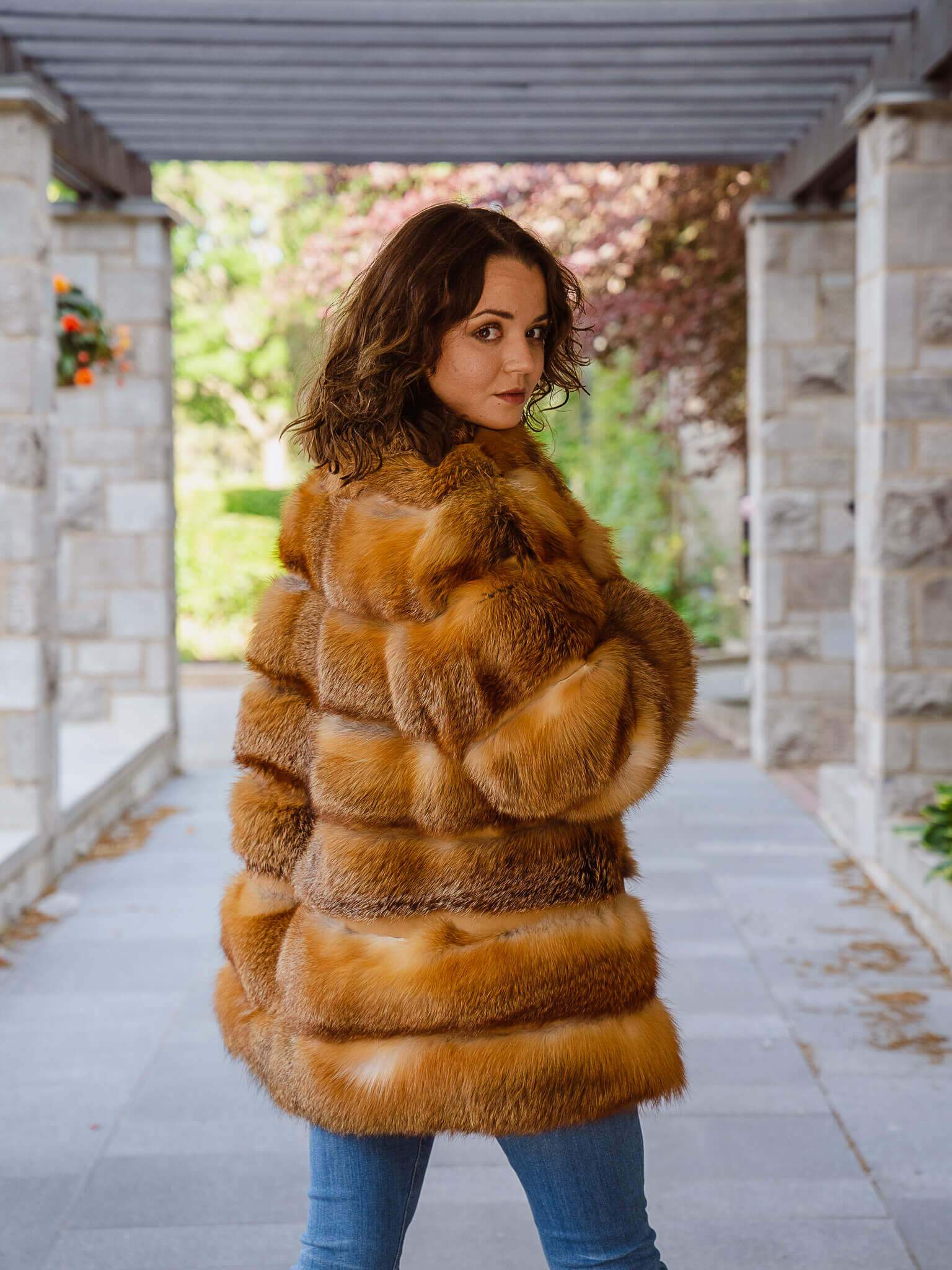 Red Fox Jacket Jackets Starlight Furs 